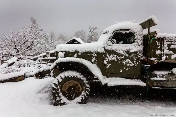 алтайская зима.