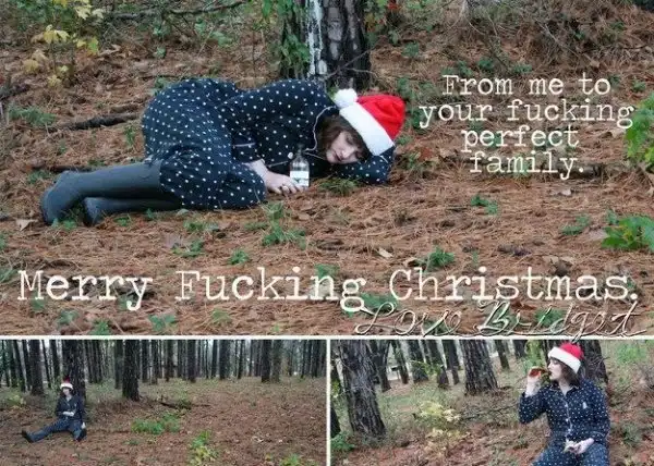 Смешные и чудовищно неловкие рождественские фотографии одиноких людей