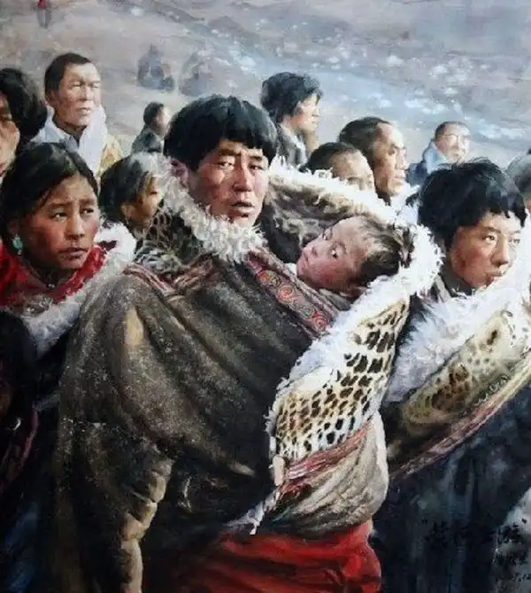 Китайский художник Лю Йуньшен и его акварель