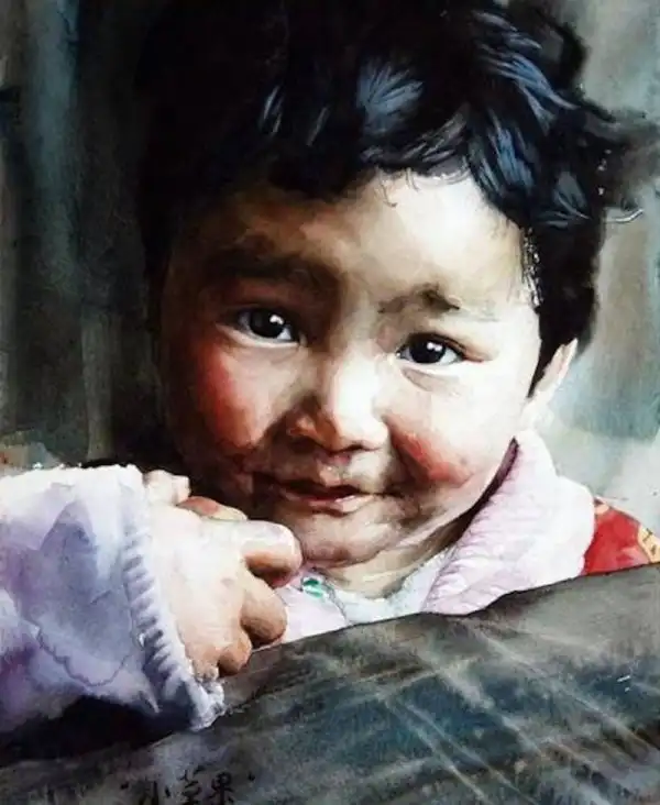 Китайский художник Лю Йуньшен и его акварель