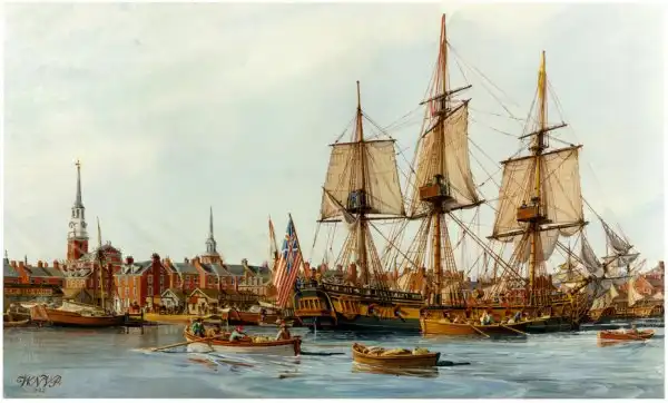 Тринадцать негритят: трагическая судьба первых фрегатов Континентального флота
