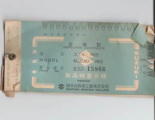  Капсула времени: новый роторный мотоцикл Suzuki RE5 1976-го года.