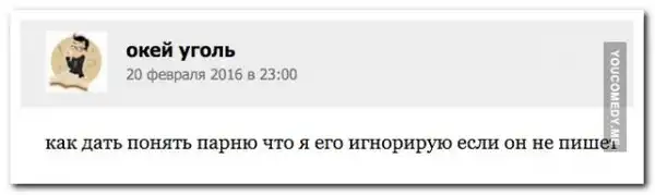 комментарии из социальных сетей.