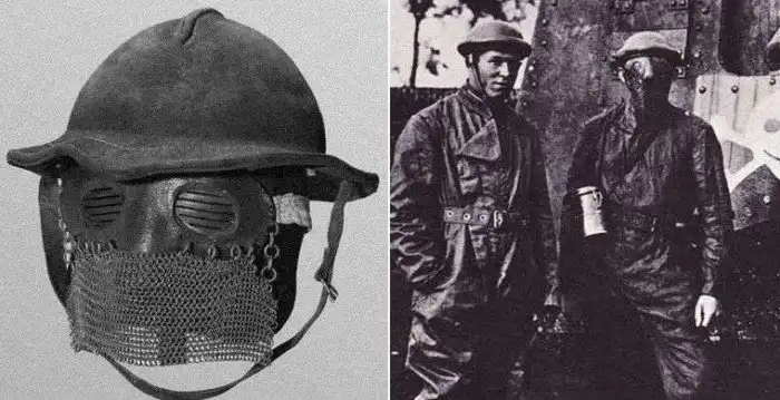 История танкового шлема