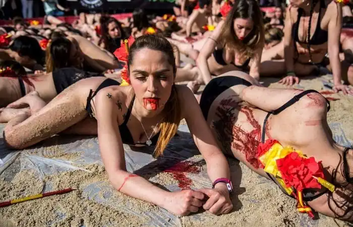 В Мадриде устроили акцию протеста против корриды