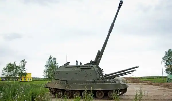 Тест-драйв самоходной гаубицы 2С19 «Мста-С».