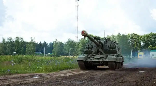Тест-драйв самоходной гаубицы 2С19 «Мста-С».