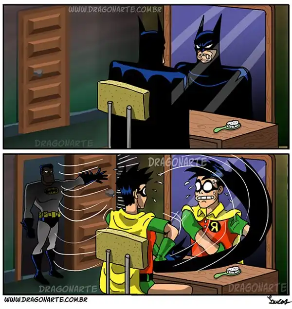 Бэтмен против Cупермена по версии Dragonarte