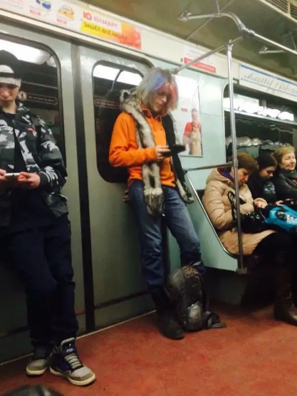 Модники из российского метрополитена