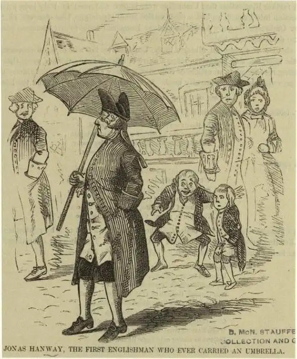 Когда общественное мнение не одобряло зонтики