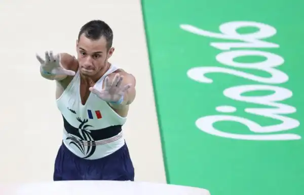 Французский гимнаст сломал ногу на олимпиаде в Рио 2016