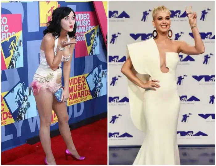 Тогда и сейчас: звёзды на своей первой премии VMA и в 2017 Тогда и сейчас: звёзды на своей первой премии VMA и в 2017