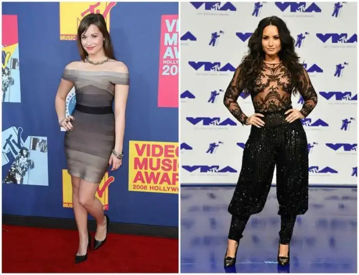 Тогда и сейчас: звёзды на своей первой премии VMA и в 2017