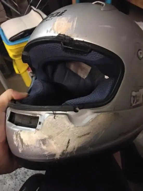 Пост о важности шлема