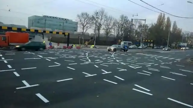 Необычная дорожная разметка смутила водителей румынского города Тимишоара