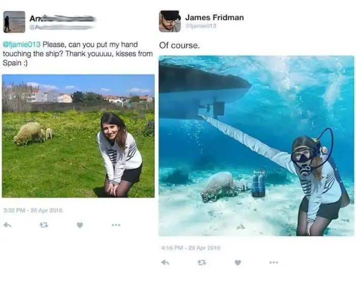 Отфотошопьте, пожалуйста: 16 работ самого известного фотошоп-тролля Отфотошопьте, пожалуйста: 16 работ самого известного фотошоп-тролля