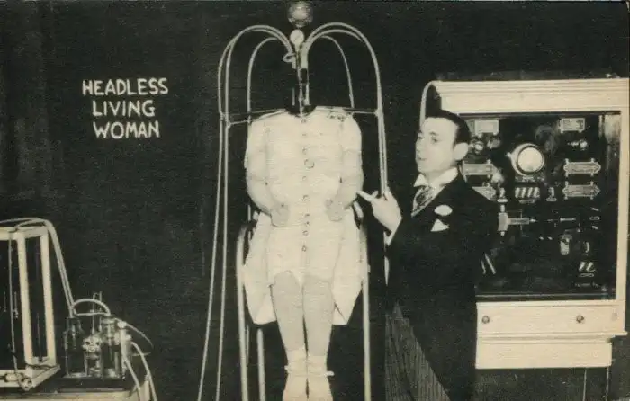 "Безголовая женщина", которую использовали в цирке