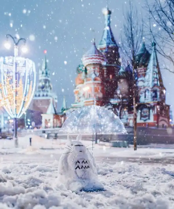 Белоснежная сказка: заснеженная Москва в фотографиях Кристины Макеевой