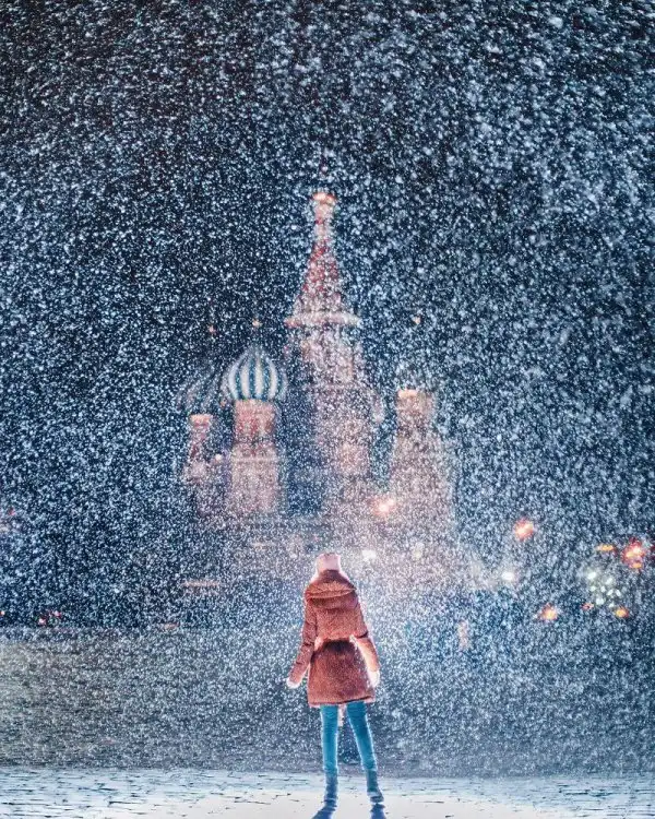 Белоснежная сказка: заснеженная Москва в фотографиях Кристины Макеевой