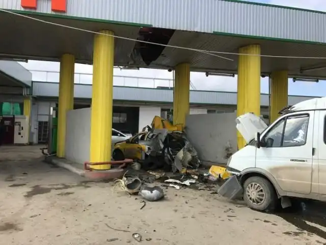 Взрыв автомобиля в Минераловодском городском округе