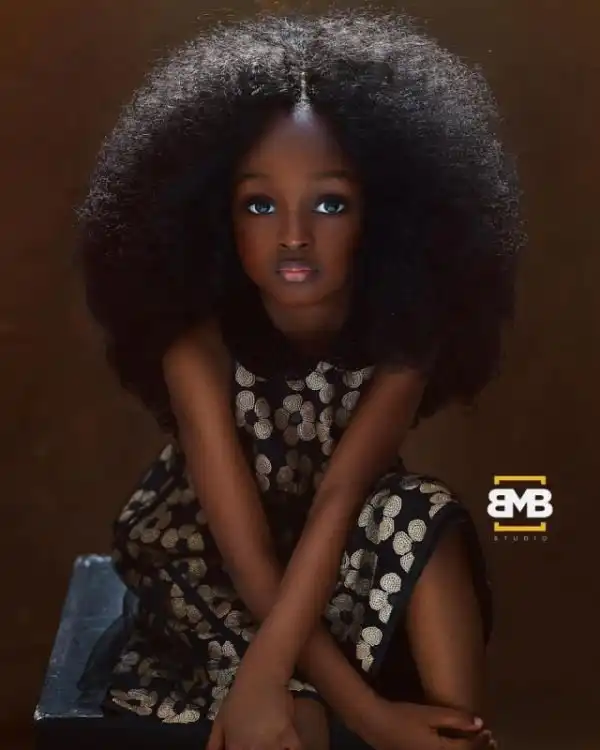 Британские СМИ назвали 5-летнюю Джейр из Нигерии самой красивой девочкой в мире