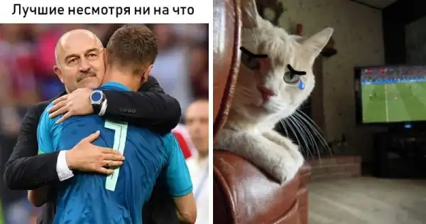 Мужики, вы красавцы: реакция соцсетей на вылет России с ЧМ-2018