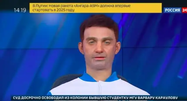 Робот "Алекс" - новый ведущий новостей на телеканале "Россия 24"