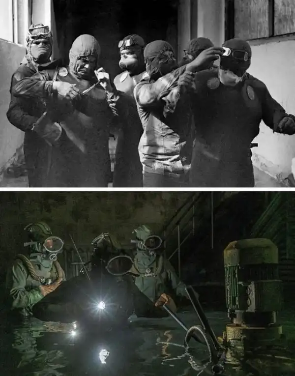 Внешность настоящих людей по сравнению с внешностью персонажей сериала "Чернобыль"