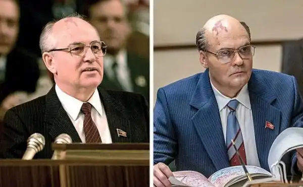 Внешность настоящих людей по сравнению с внешностью персонажей сериала "Чернобыль" Внешность настоящих людей по сравнению с внешностью персонажей сериала "Чернобыль"