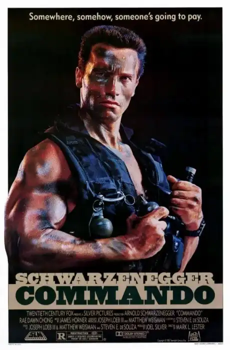 Подборка плакатов с героями боевиков 80-х - 90-х годов