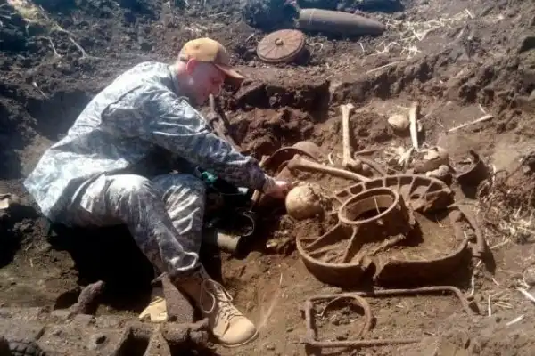 Под Ростовом нашли советский танк КВ-1
