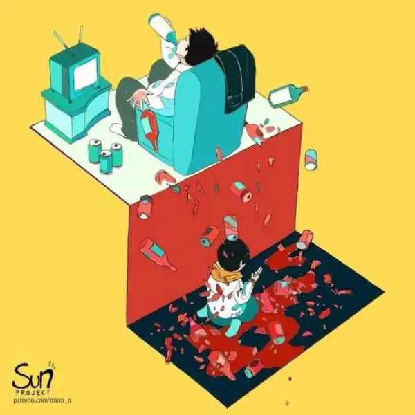 Социальные проблемы в рисунках Mimi N