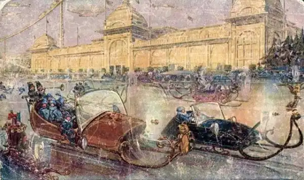 Как художники 1914 года представляли себе Москву XXIII века