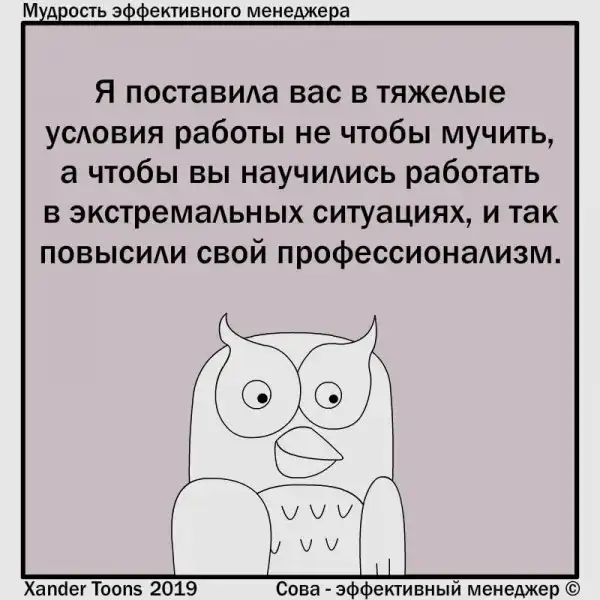 Сова — эффективный менеджер: смешные и правдивые комиксы о несносных начальниках