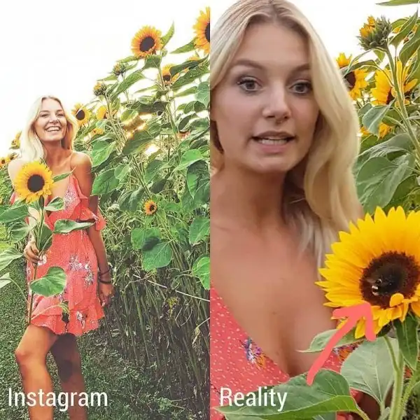 Девушка из Швейцарии с юморком сравнивает обычную жизнь и то, какой её показывают в Инстаграме