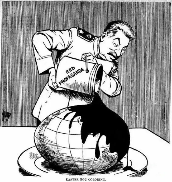 Найдите в интернете изображения советских плакатов и карикатур послевоенного времени проанализируйте