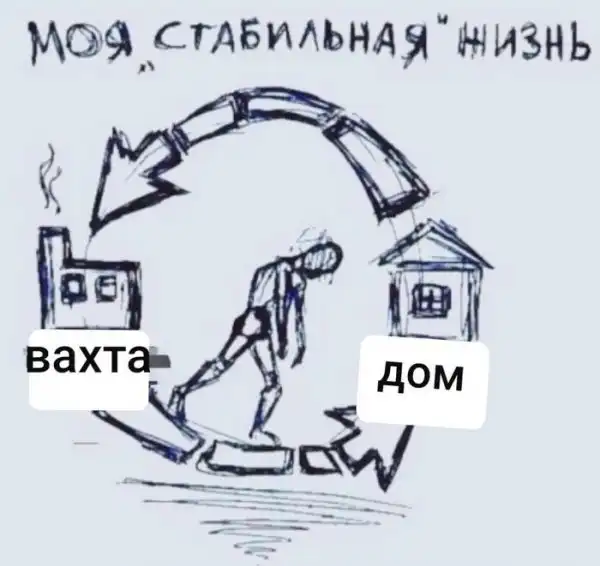 Типичные будни вахтовика, или на что готовы люди ради денег