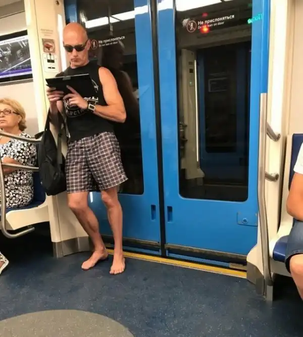 Модники из российского метрополитена