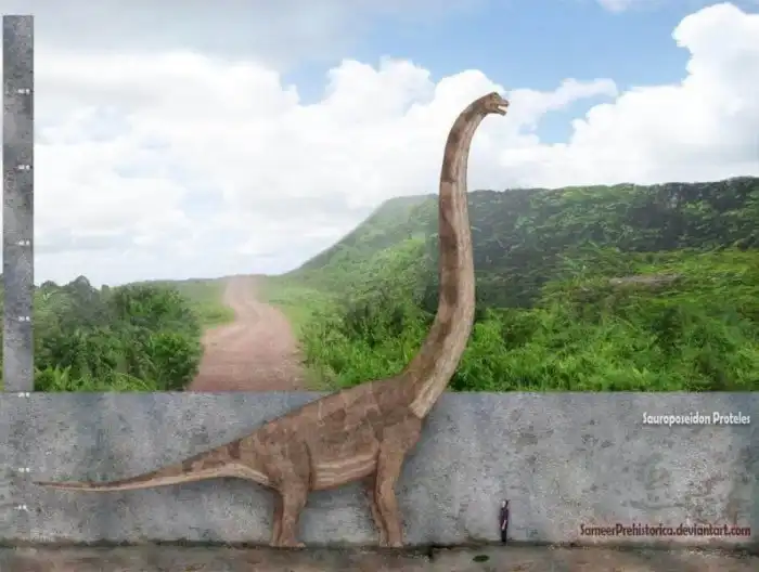Завропосейдон: Возможно, это самое высокое животное в истории Земли. Динозавр ростом с 6 этажный дом
