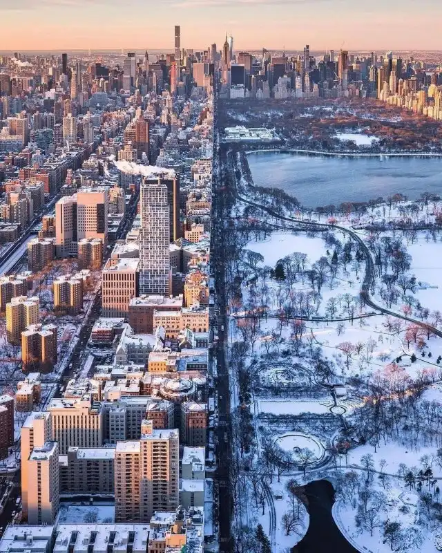 Как выглядит зимний Нью-Йорк