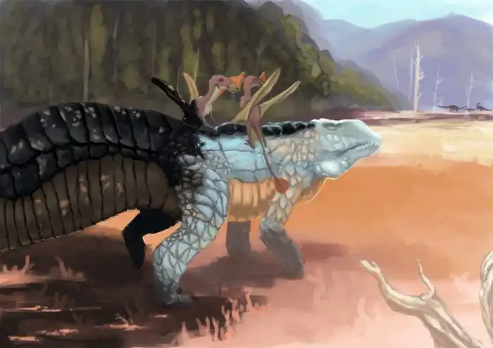 Никрозавр: Сухопутный «крокодил» древней Земли. Он резво бегал и истреблял ранних динозавров