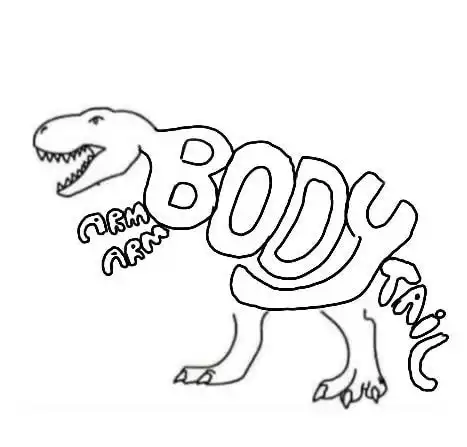 Флешмоб в Твиттере: дорисуйте динозавра так, чтобы было понятно, что они точно люди, а не нейросеть