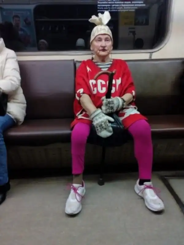 Модники из российского метрополитена