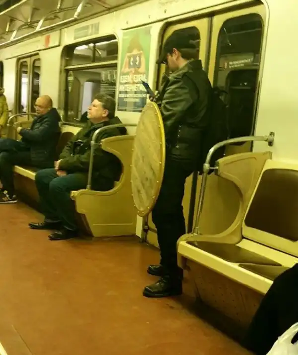 Модники из российского метрополитена