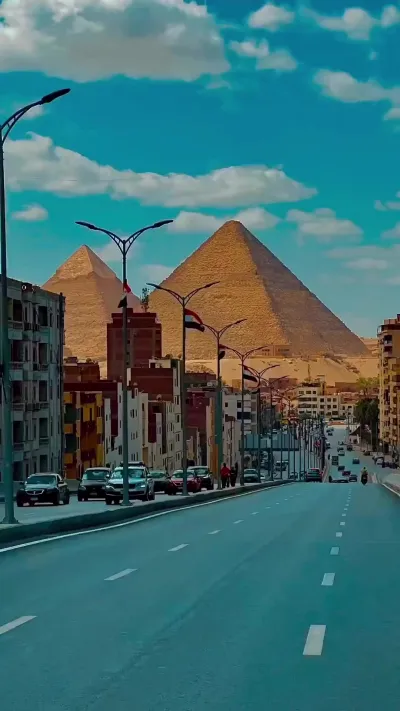 Египетские пирамиды с непривычного ракурса