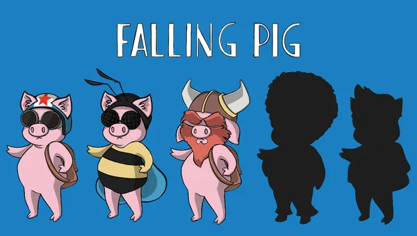 Игра Falling Pig (Падающая свинья)