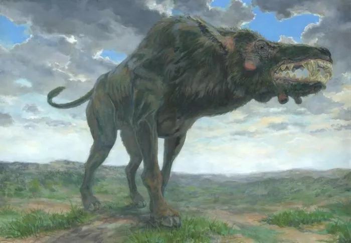 Энтелодонт: Настоящий свинозавр! Плотоядный «кабан» весом 750 кг захватил полмира и держал в страхе даже крупных хищников