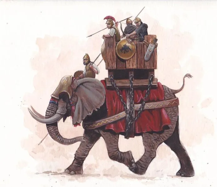 Как античные хрюши боевых слонов побеждали
