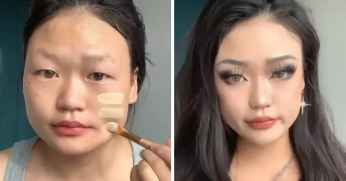 Азиатский макияж настолько преображает девушек, что их могут не узнать и близкие