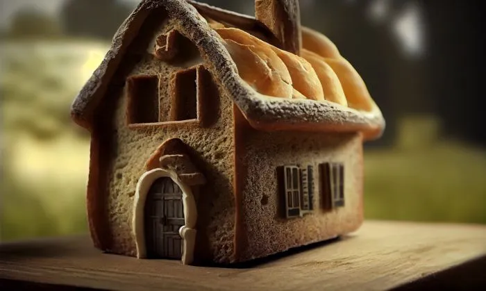 Нейросеть помогла визуализировать, как бы выглядели дома из еды и предметов